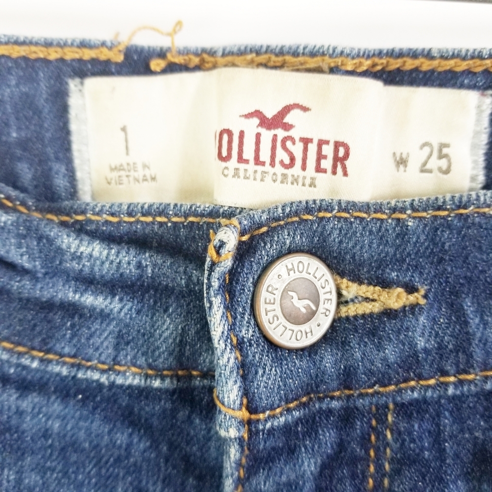 Hollister Cut Off Jean Shorts - Picture 2 of 5